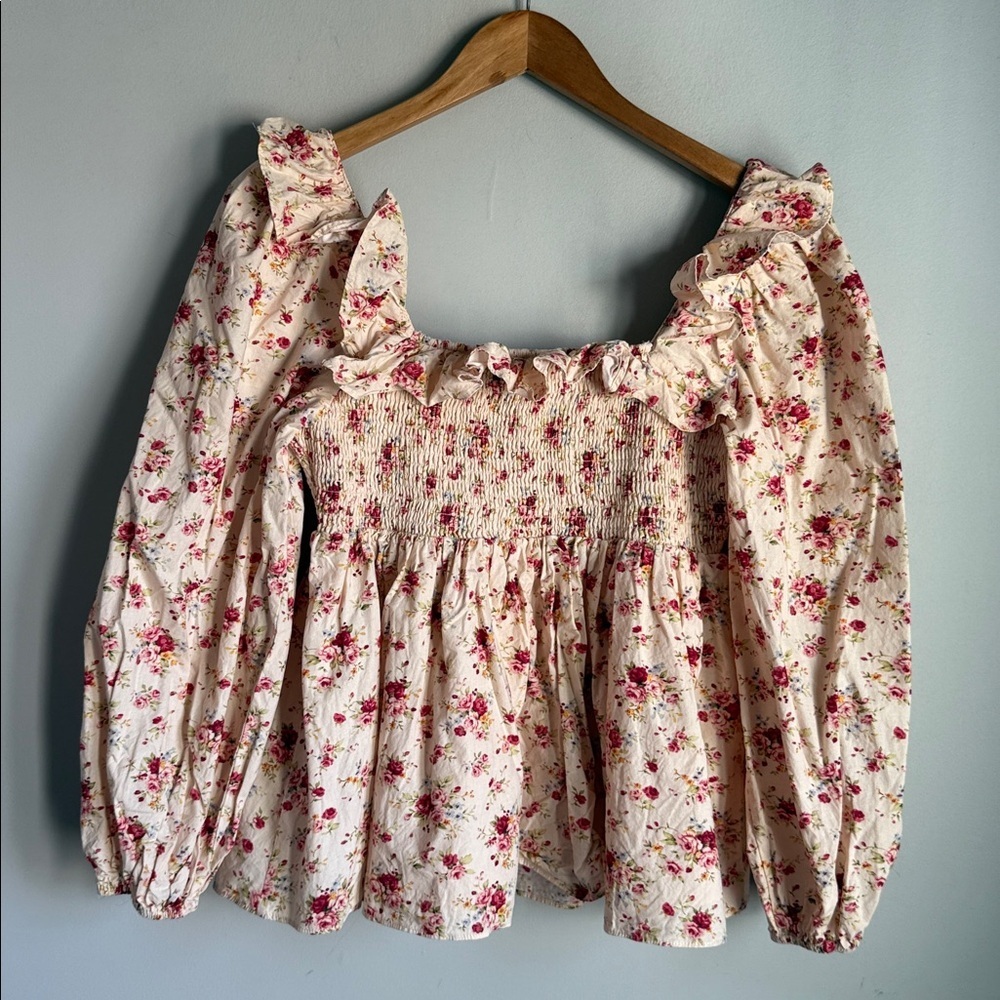 Tuckernuck Hyacinth House Addison blouse Medium - Picture 3 of 8